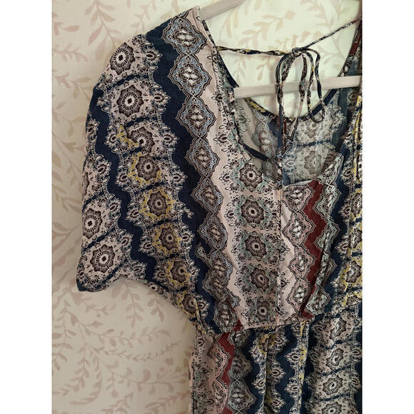 FALL CLEARANCE BCBG Generation Trendy Patterned Romper S - Picture 6 of 8